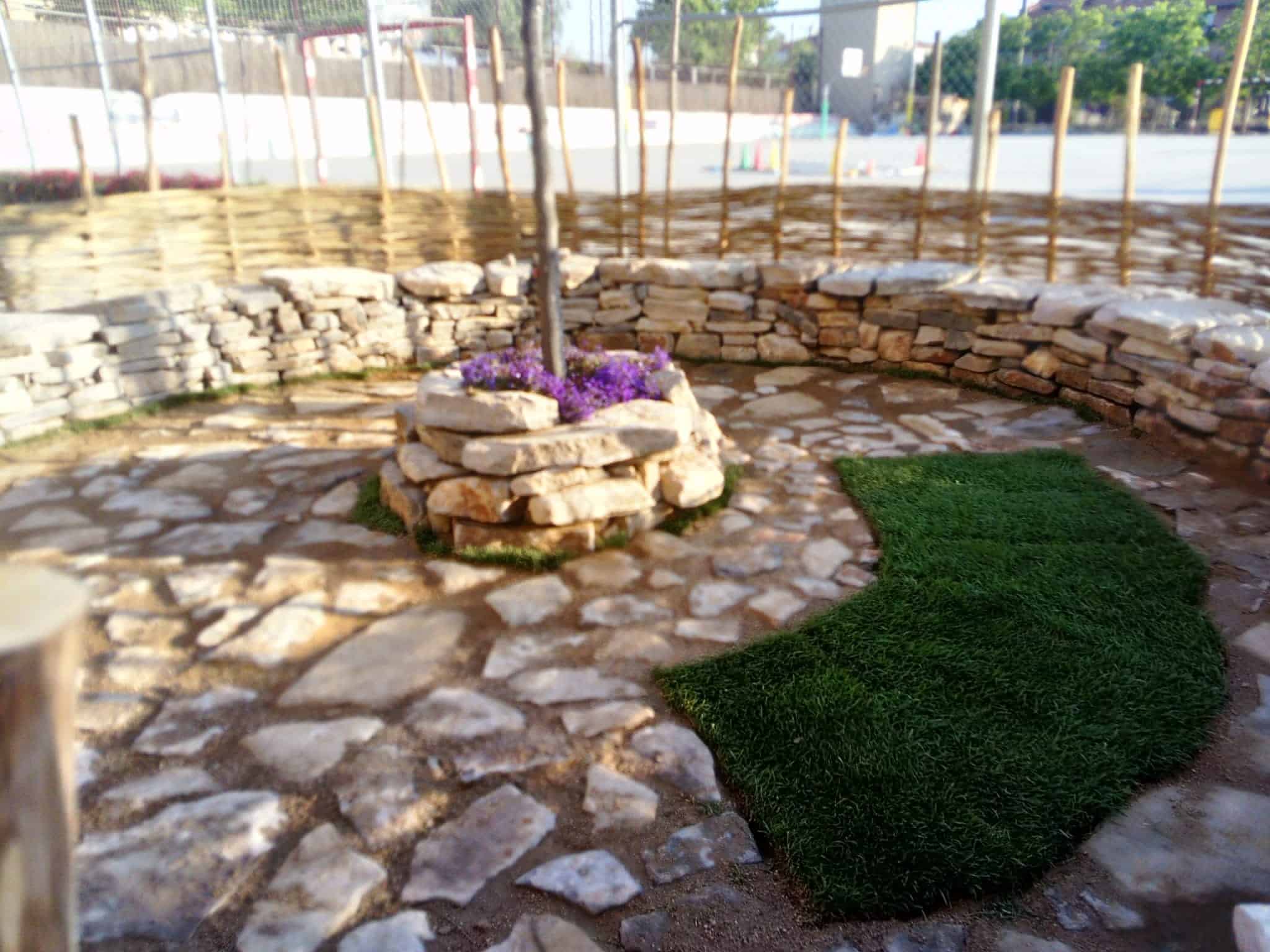 Taller Banc de pedra a l'Institut Escola de Cadaqués