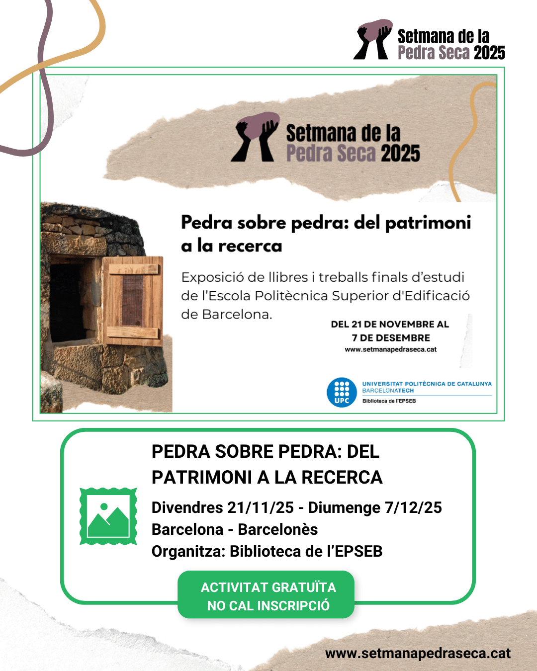 Pedra sobre pedra: del patrimoni a la recerca