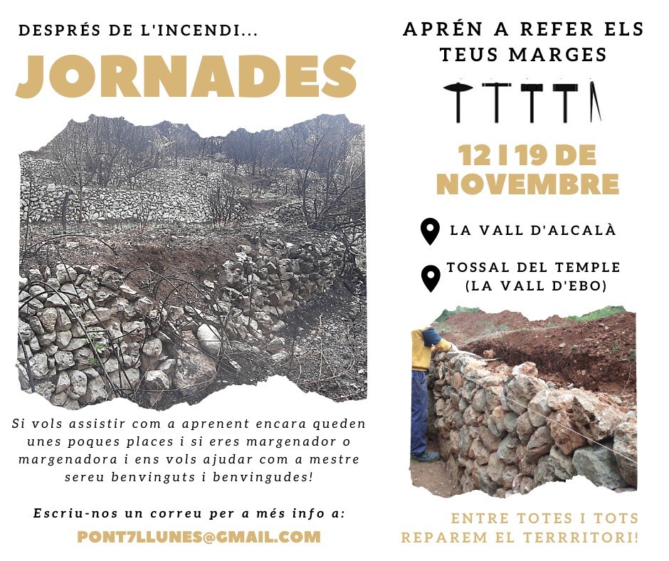 Reconstrucció de marges a la Vall d'Ebo