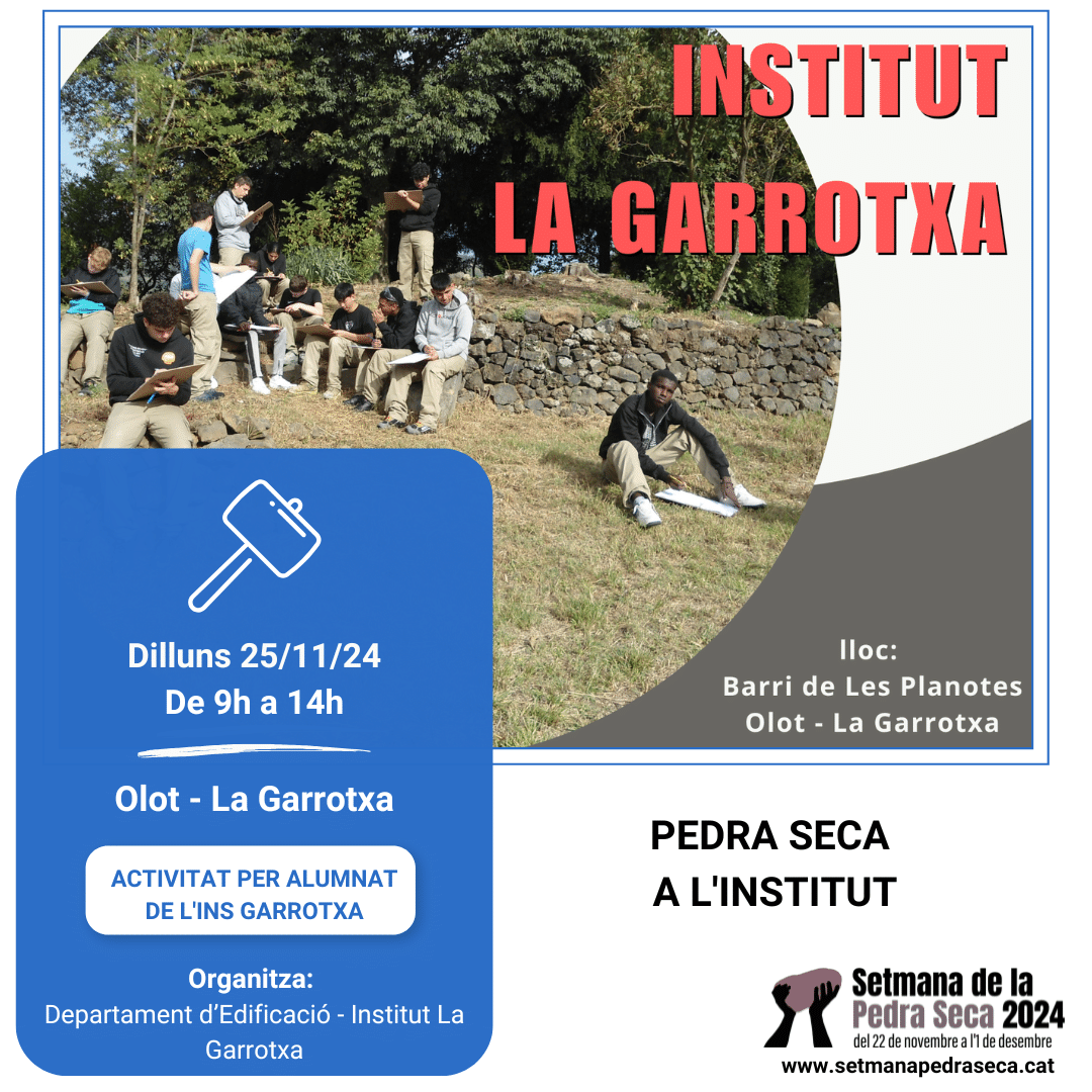 Pedra Seca a l'Institut