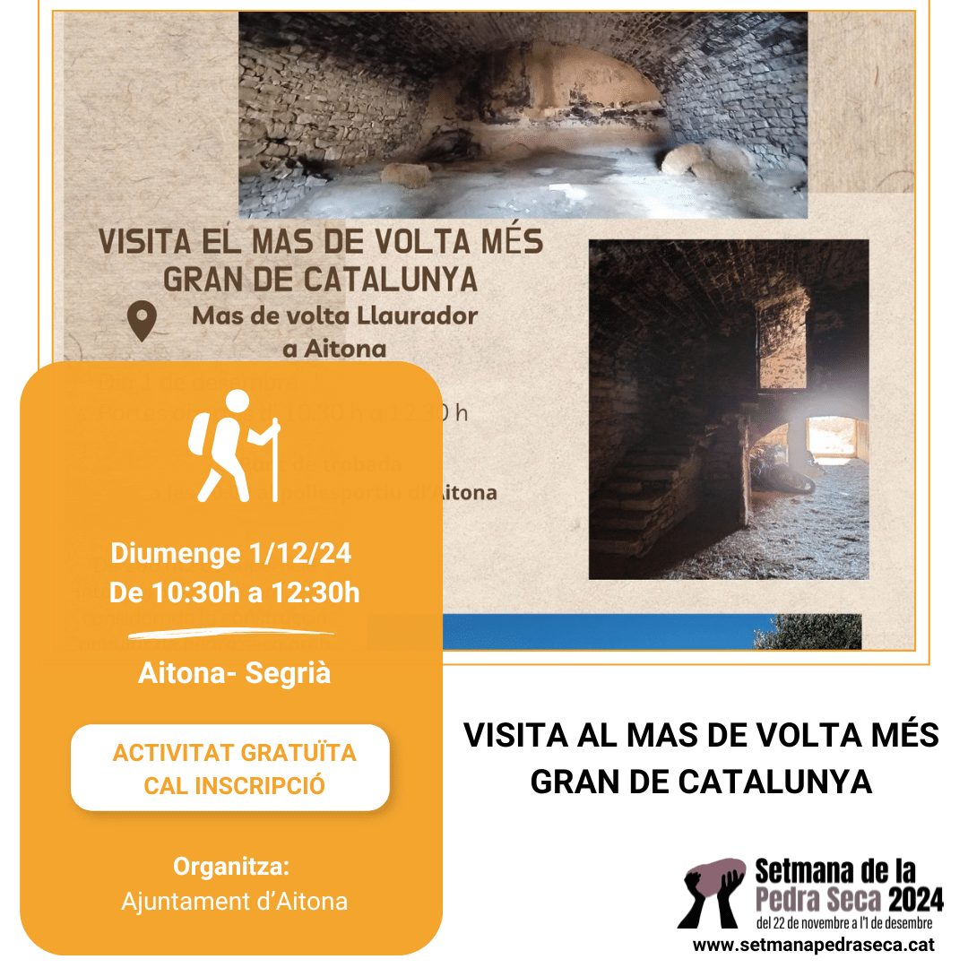 Visita al Mas de volta més gran de Catalunya