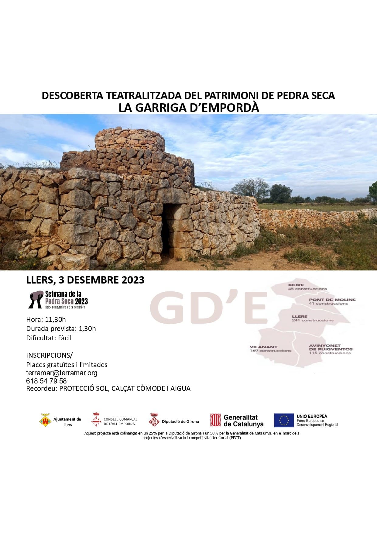 Descoberta teatralitzada del patrimoni de pedra seca: La Garriga d'Empordà - Llers