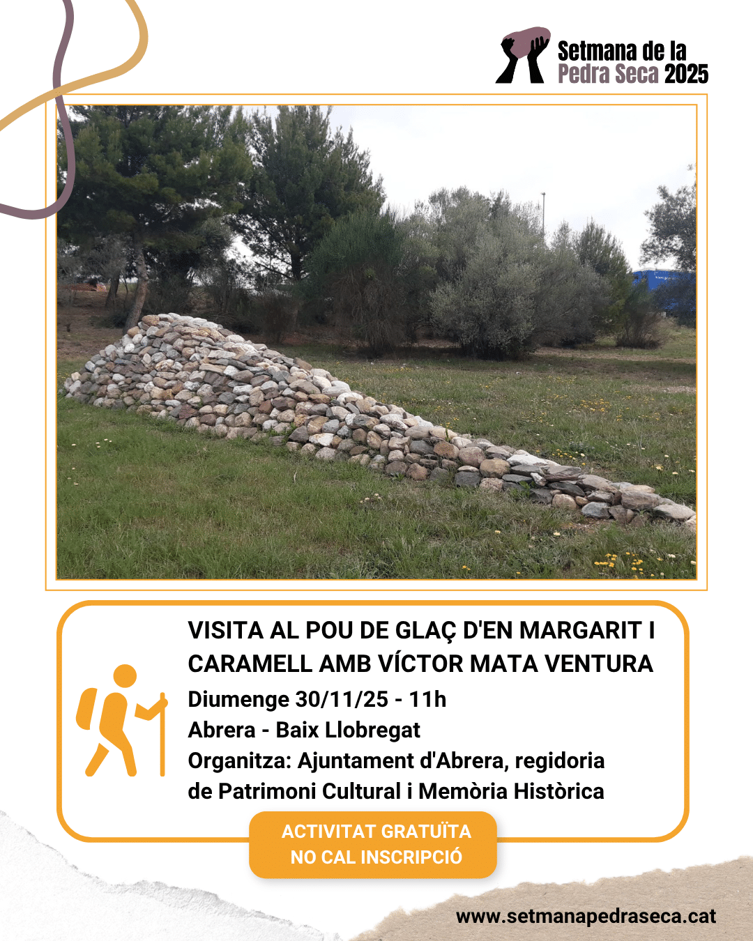 Visita al pou de glaç d'en Margarit i Caramell amb Víctor Mata Ventura
