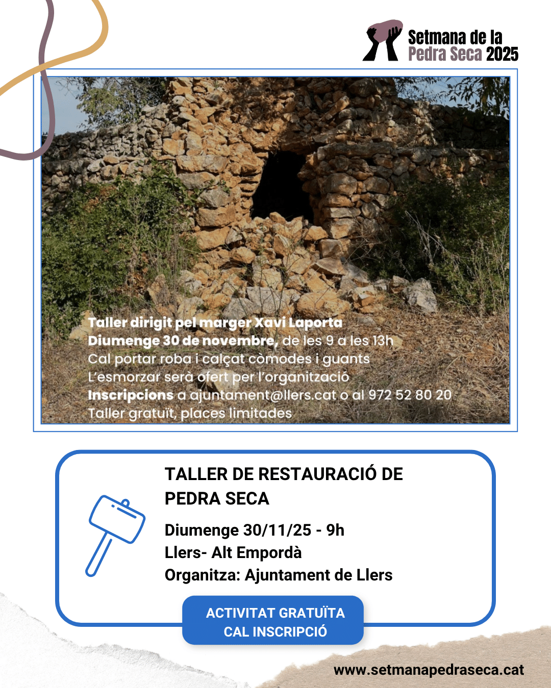 Taller de restauració de pedra seca