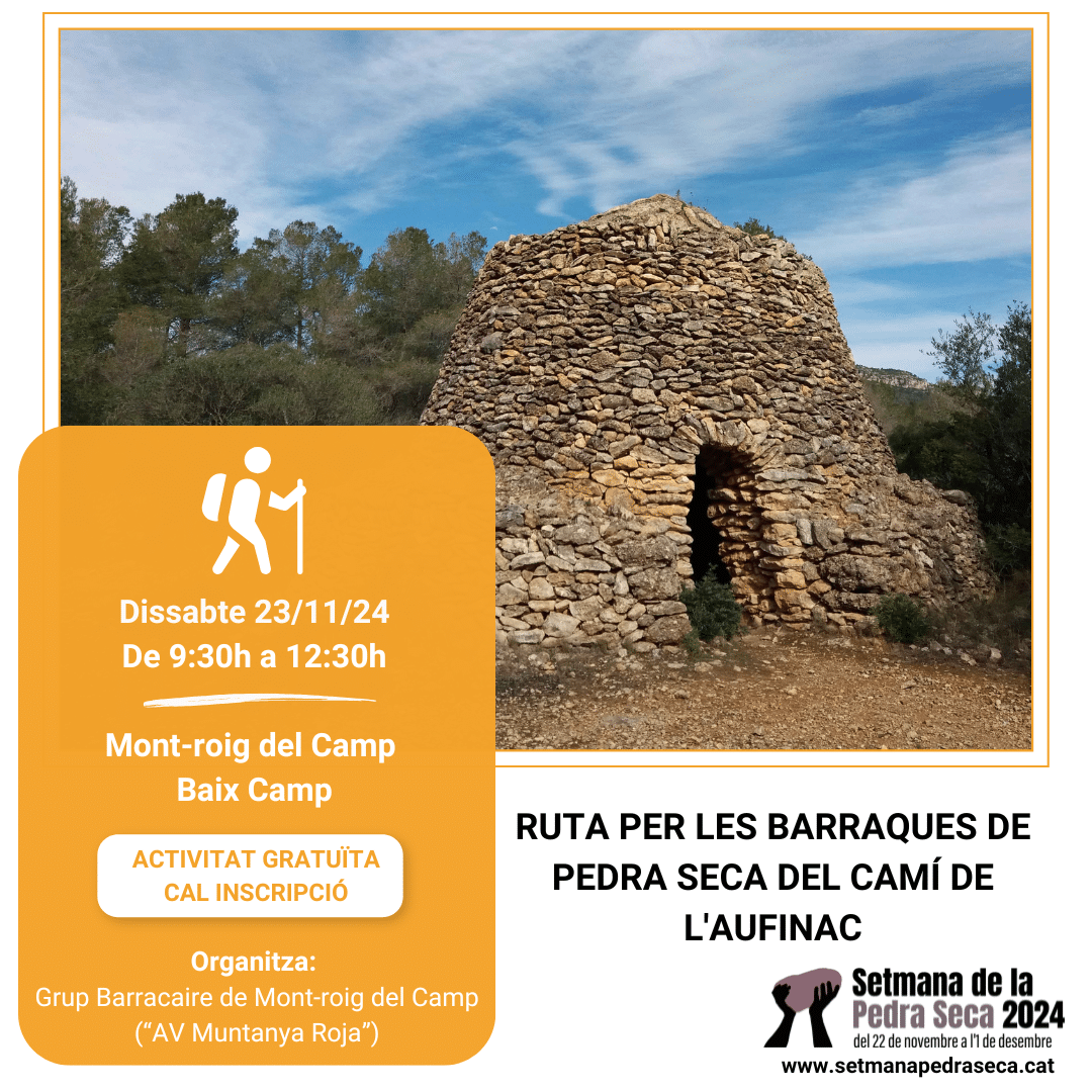 Ruta per les barraques de pedra seca del camí de l'Aufinac
